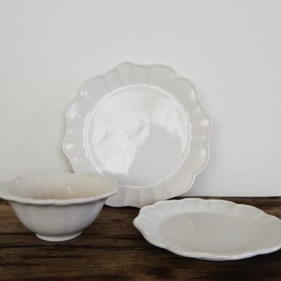 Plato llano «Blanc»