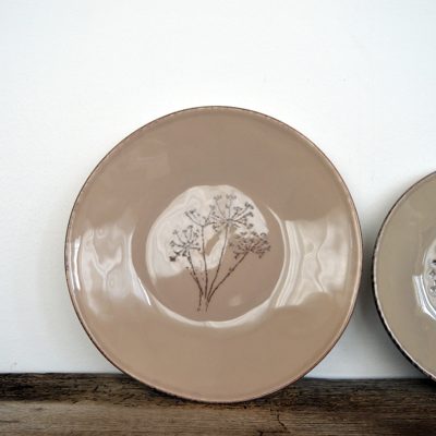 Plato postre «Fleur»